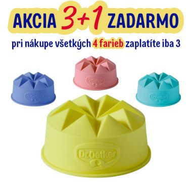 Formička na puding Dr. Oetker - žltá