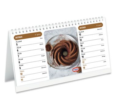 Stolový kalendár Dr. Oetker 2026