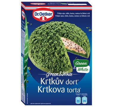 Krtkova torta Green&White 410g