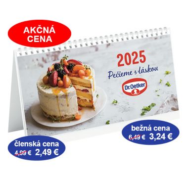 Stolový kalendár Dr. Oetker 2025