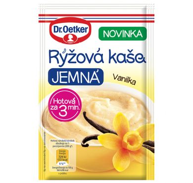 Rýžová kaša JEMNÁ Vanilka 50g