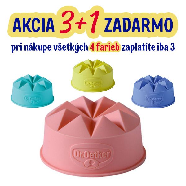 Formička na puding Dr. Oetker - staroružová