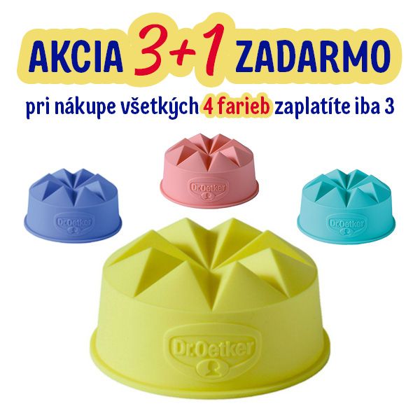 Formička na puding Dr. Oetker - žltá