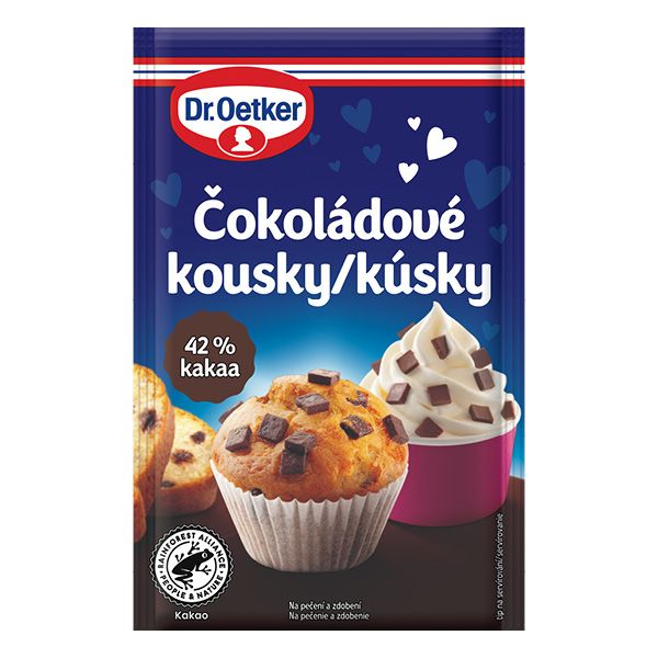 Čokoládové kúsky 70g