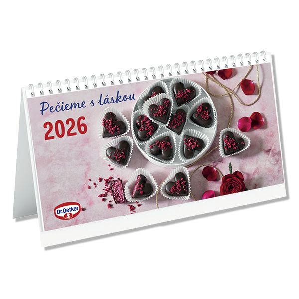 Stolový kalendár Dr. Oetker 2026