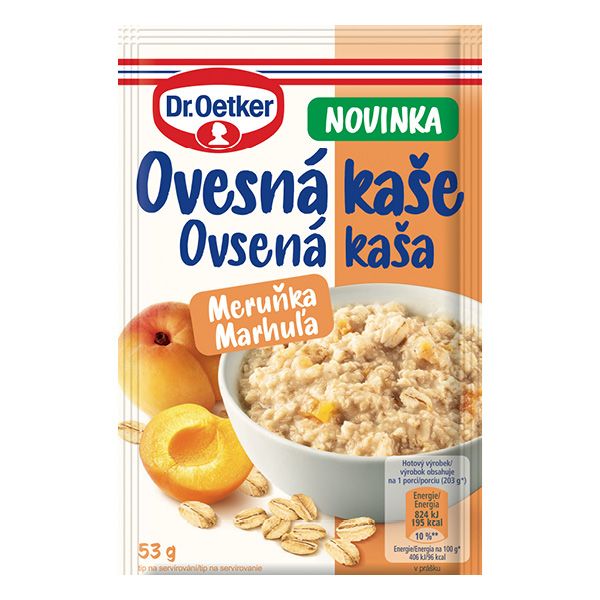 Ovsená kaša Marhuľa