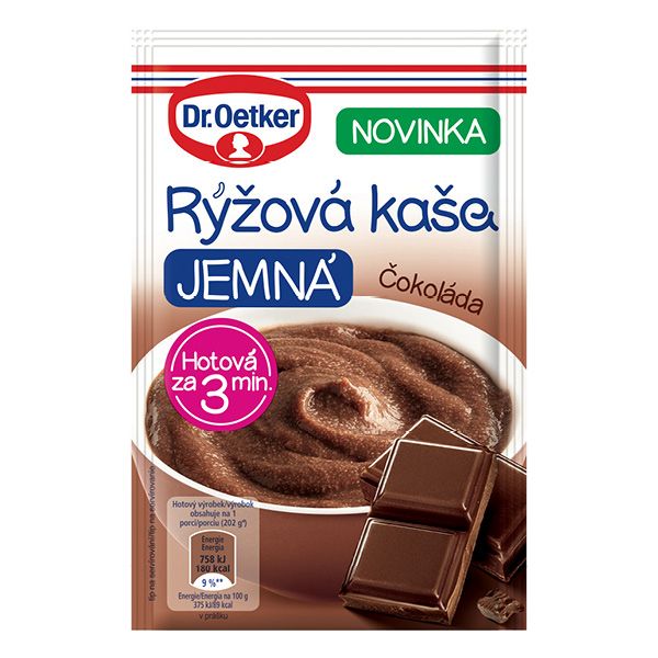 Ryžová kaša JEMNÁ Čokoláda 52g