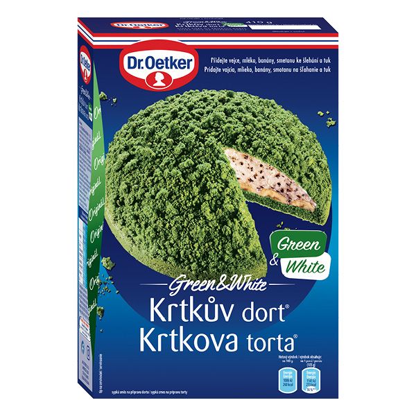 Krtkova torta Green&White 410g