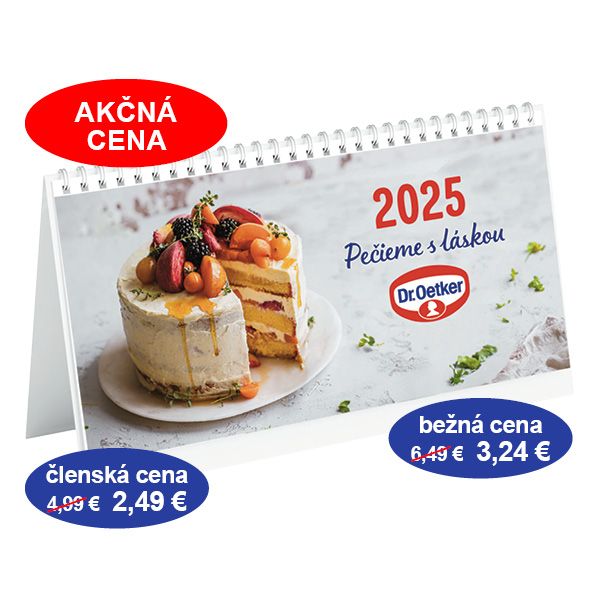 Stolový kalendár Dr. Oetker 2025