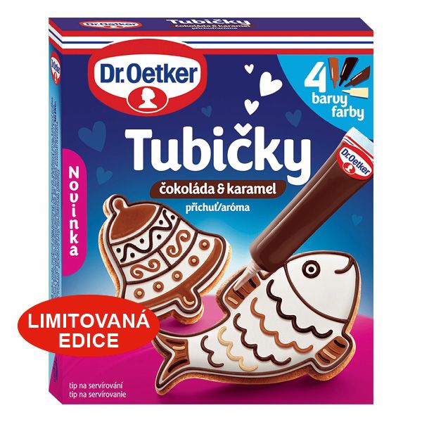 Tubičky čokoláda&karamel